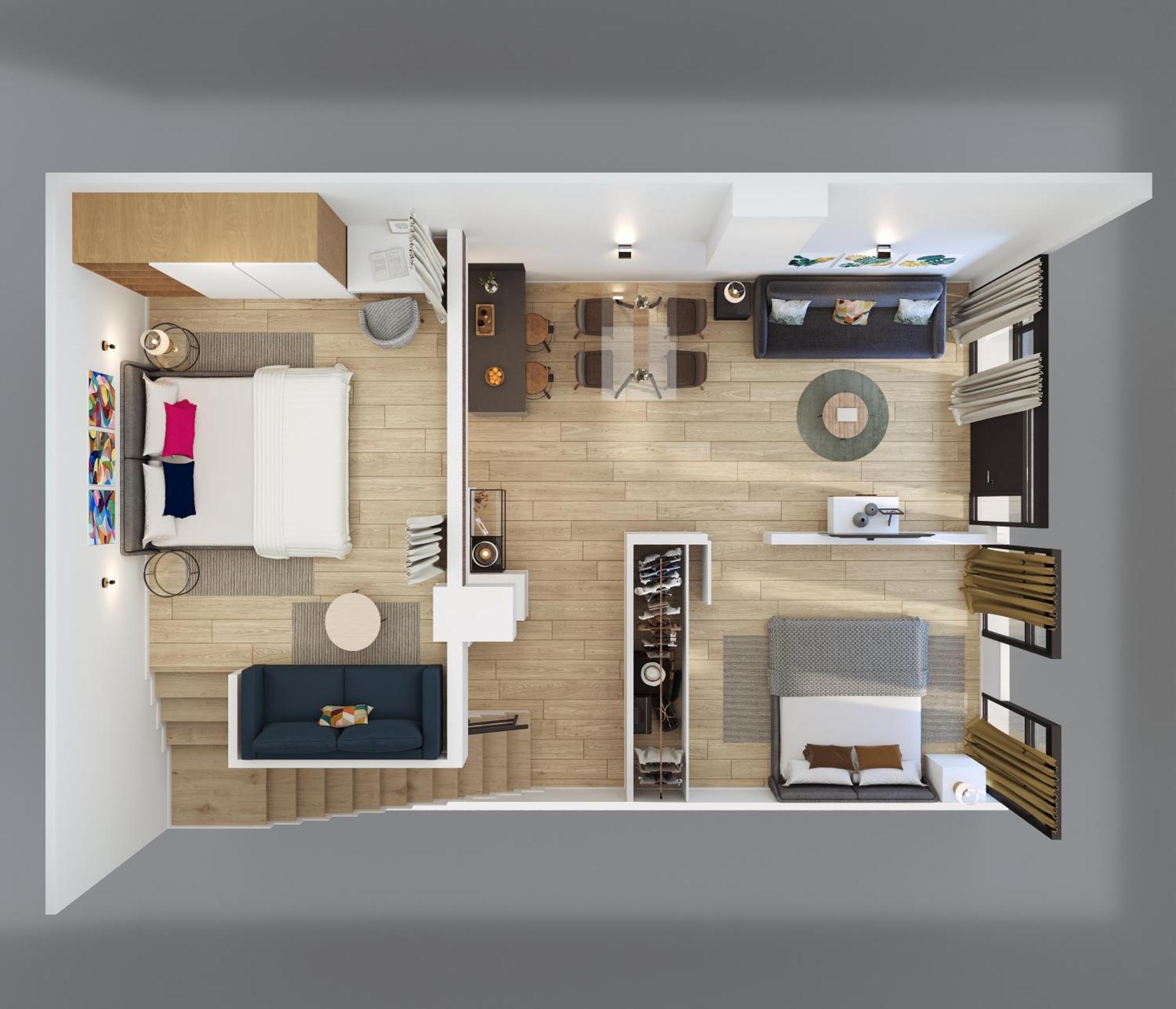 Duplex Moderno Y Acogedor Junto A Atocha Lejlighed Madrid Eksteriør billede